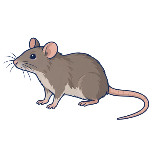 ネズミのイラスト